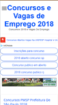 Mobile Screenshot of concursoinscricao.com