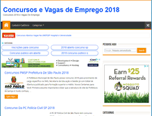 Tablet Screenshot of concursoinscricao.com